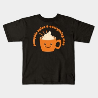 Pumpkin Spice and Everything Nice Kids T-Shirt